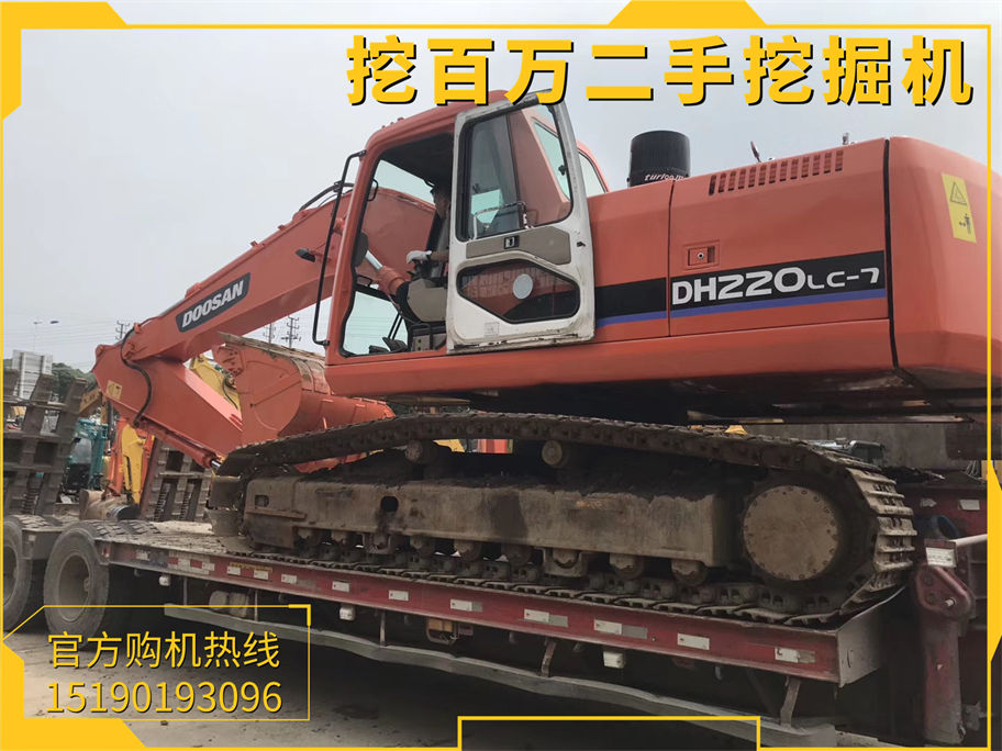 恭喜福建老板喜提斗山220二手挖掘機(jī)