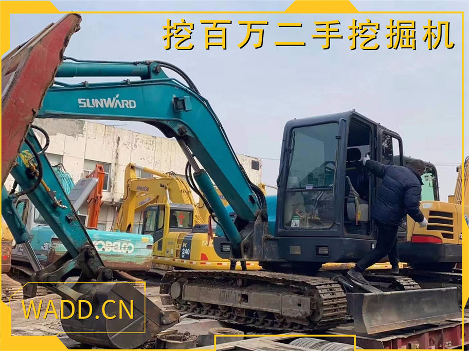 山河智能60和三一60裝車發貨湖北