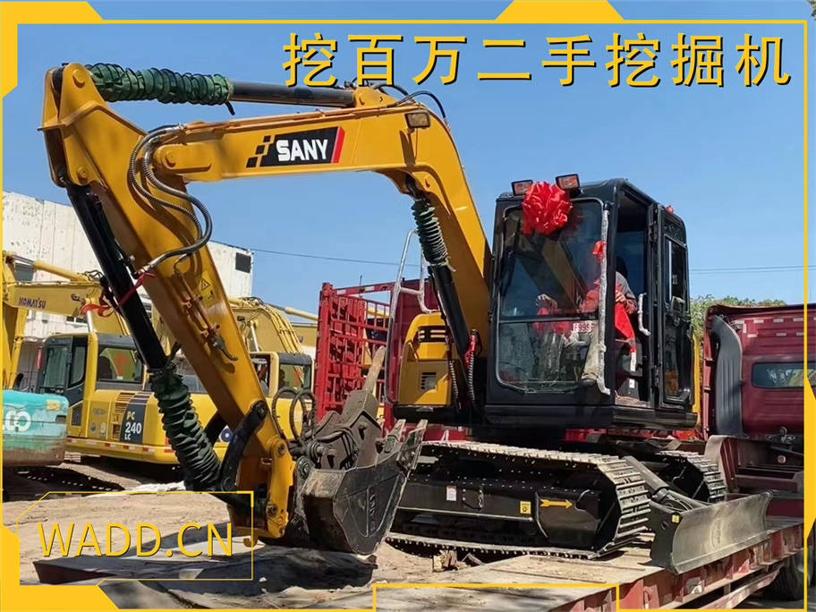 【客戶案例分享】二手三一60挖掘機裝車發貨，贈送破碎錘，客戶滿意度大增