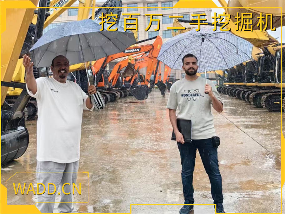 哈薩克斯坦客戶現場挑選二手挖掘機的成功案例 Title: Success Story: Kazakhstani Clients On-Site Selection of Used Excavators